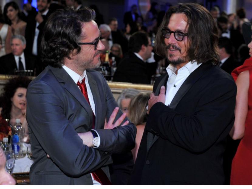 Robert Downey Jr & Johnny Depp