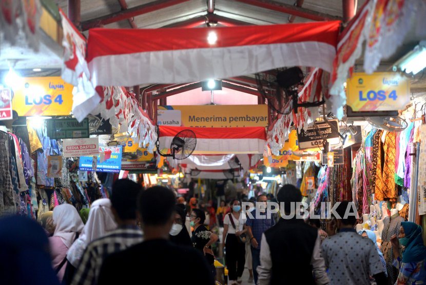 Salah satu sudut Pasar Beringharjo, Yogyakarta.