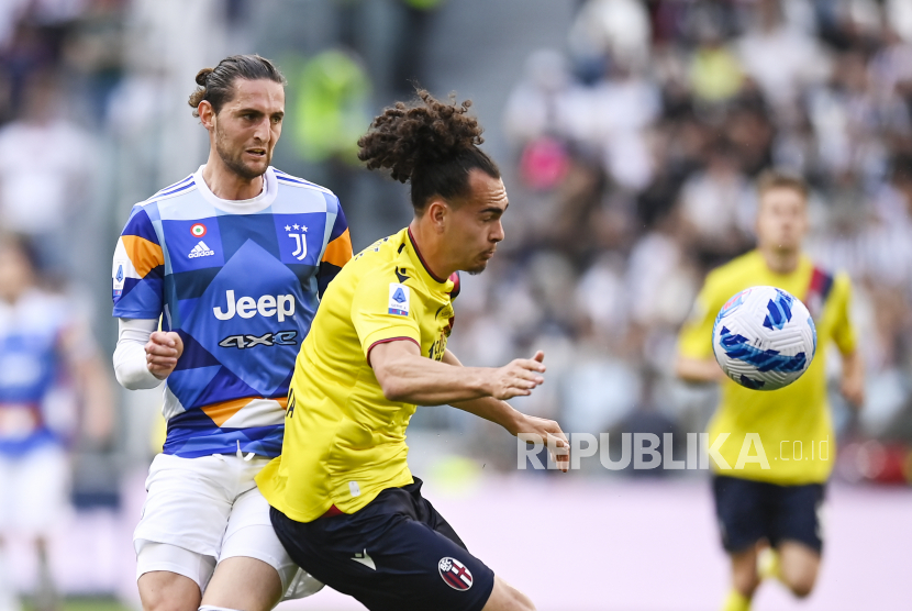 Laga Juventus Vs Bologna pada Ahad (17/4/2022).