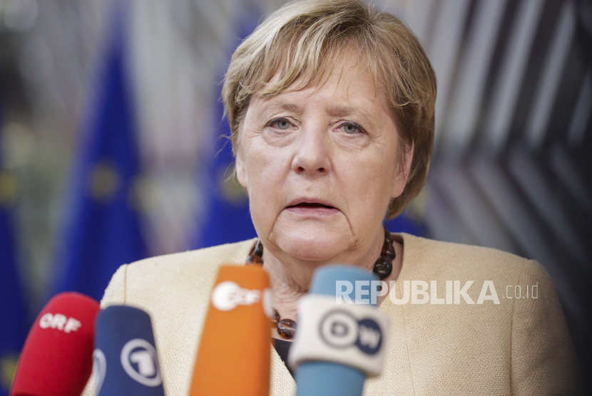 Angela Merkel akan lengser dari jabatannya sebagai kanselir perempuan pertama Jerman. Ilustrasi.