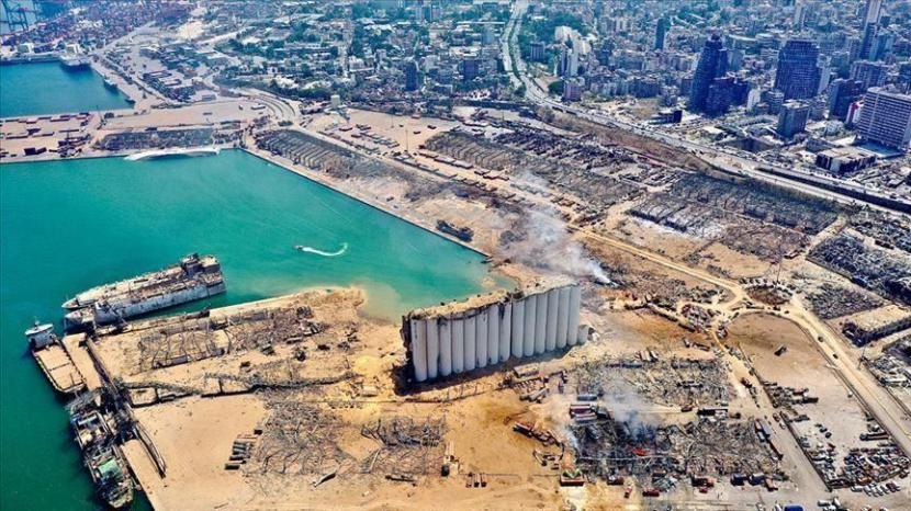 Penampakan pelabuhan Lebanon