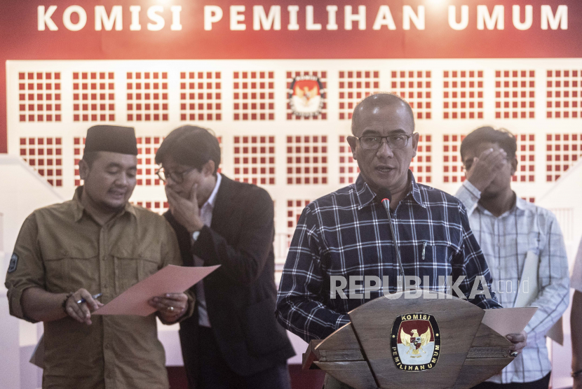 Ketua Komisi Pemilihan Umum (KPU) Hasyim Asy