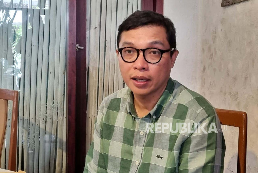 Ketua DPP Partai Persatuan Pembangunan (PPP), Achmad Baidowi saat ditemui di kawasan Senayan, Jakarta Pusat, Kamis (28/9/2023).