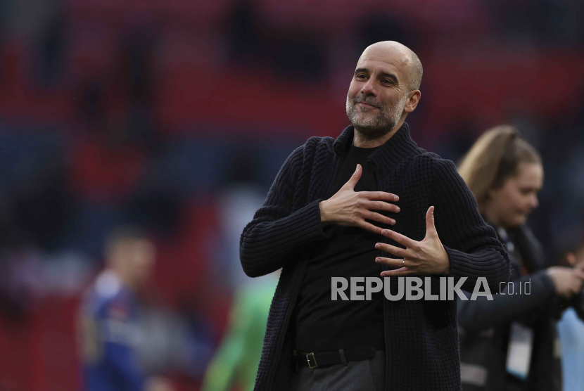 Pelatih Manchester City Pep Guardiola