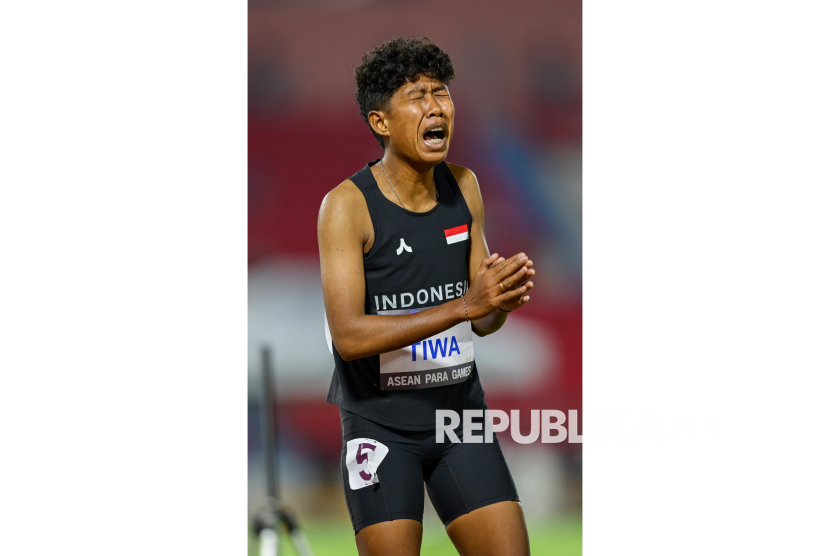 Atlet Para Atletik Tiwa Tambah Medali Emas APG 2025 untuk Indonesia
