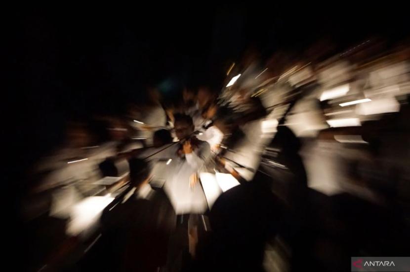 Renungan suci di IKN diiringi alunan musik dari Twilite Orchestra.