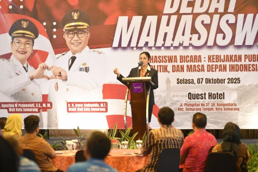 Pemkot Semarang gandeng KNPI gelar ajang debat mahasiswa.