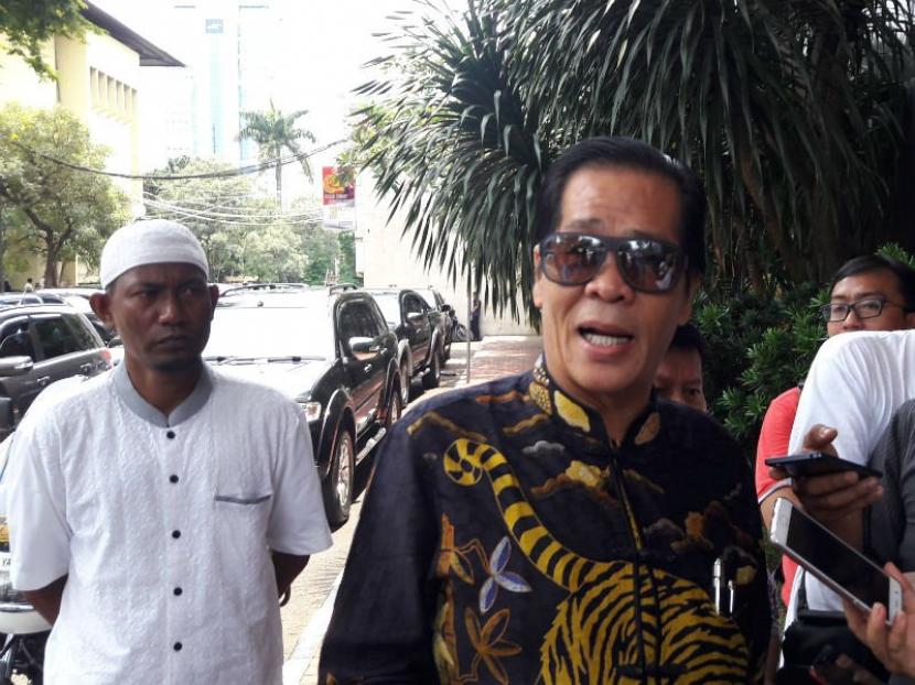 Ketua PITI, Anton Medan mendatangi Polda Metro Jaya terkait demo 4 November.