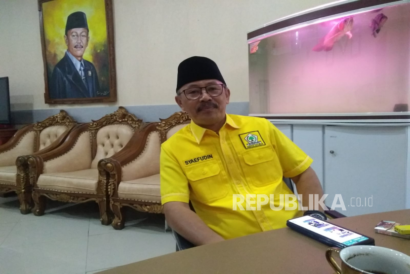 Ketua DPD Golkar Kabupaten Indramayu, Syaefudin.