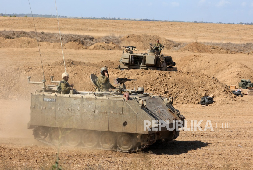  Tank-tank Israel mulai memposisikan diri di pagar perbatasan Gaza