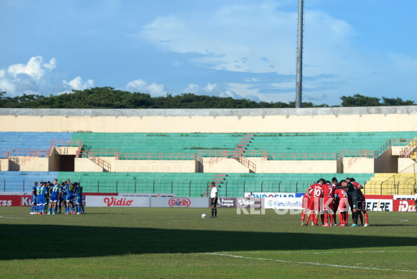 Pemandangan Stadion Sultan Agung (SSA), Bantul, Yogyakarta.