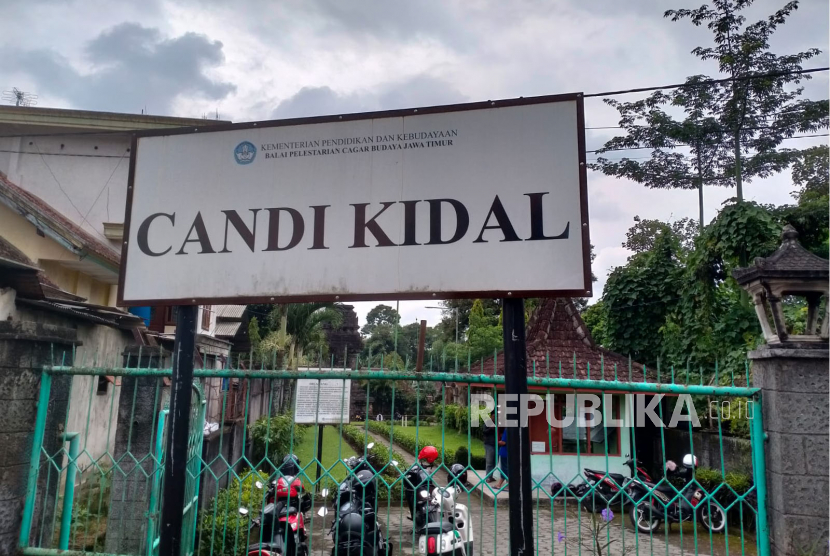 Suasana Candi Kidal di Desa Rejokidal, Kecamatan Tumpang, Kabupaten Malang, Provinsi Jawa Timur. Candi ini diketahui sebagai tempat pendharmaan Raja Anusapati. 