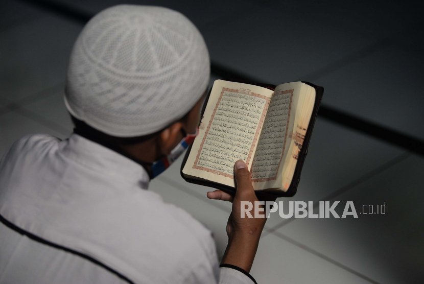 Sejumlah santri pesantren Daarul Qur