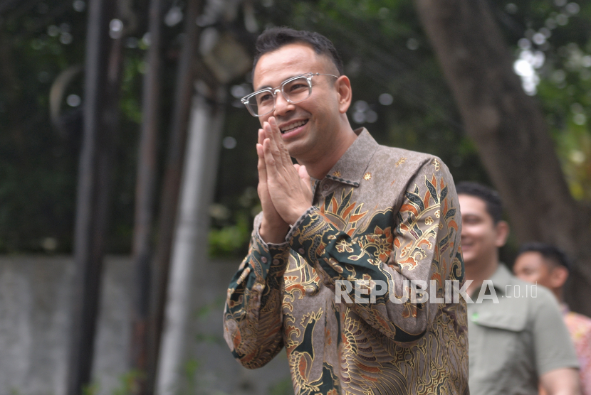 Artis Raffi Ahmad. Raffi dan Yovie Widoanto dilantik Prabowo di Istana Negara pada Selasa (22/1/2024). 