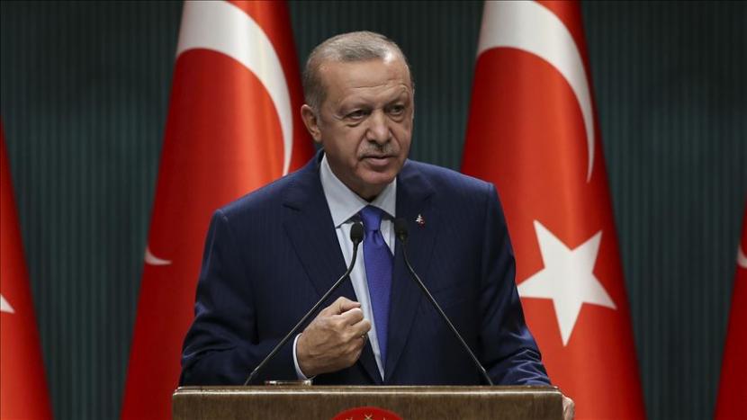 Sekitar 1.000 umat Muslim di seluruh dunia menjadi korban terorisme atau kekerasan setiap hari, kata Presiden Erdogan - Anadolu Agency
