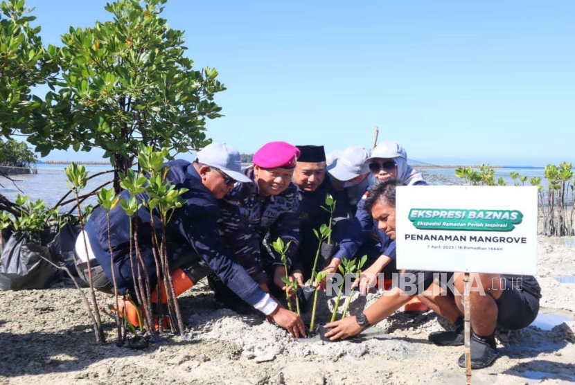 Baznas RI melaksanakan kegiatan bakti sosial di Pulau Pramuka, Kepulauan Seribu, Sabtu (8/4/2023).