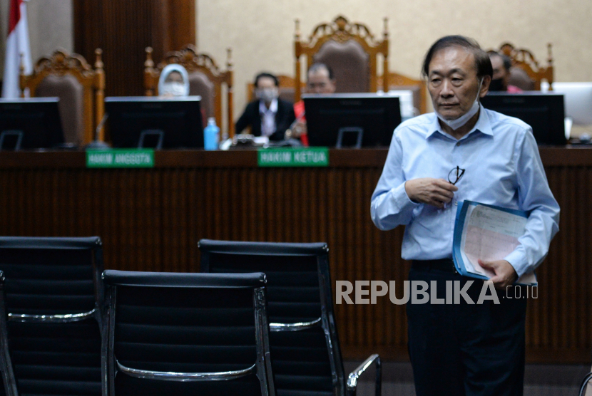 Terdakwa pemilik PT Duta Palma Group, Surya Darmadi menjalani sidang eksepsi di Pengadilan Negeri Tipikor Jakarta, Senin (3/10/2022). 