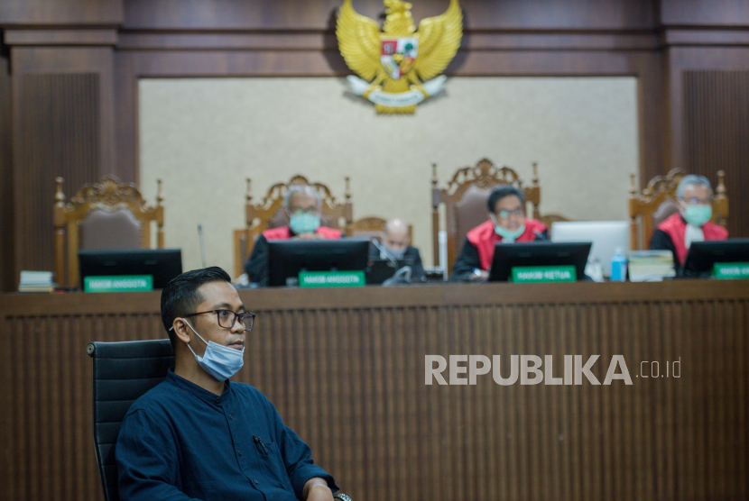 Andi Irfan Jaya dalam suatu persidangan di Pengadilan Tipikor, Jakarta. (ilustrasi)