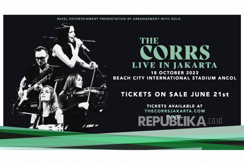 Ravel Entertainment akan gelar konser The Corrs di Jakarta.