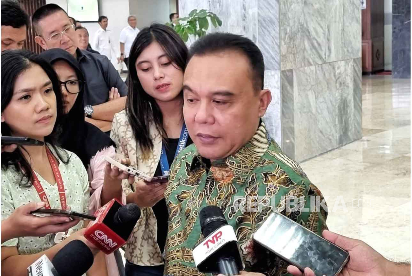 Ketua Harian DPP Partai Gerindra, Sufmi Dasco Ahmad di Gedung Nusantara III, Kompleks Parlemen, Senayan, Jakarta Pusat, Senin (18/9/2023).