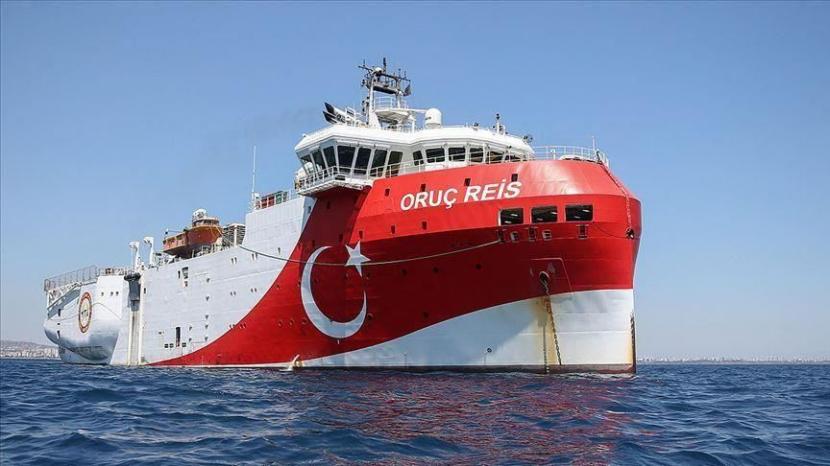 Kapal Oruc Reis berlayar Senin pagi setelah negara mengeluarkan peringatan Navtex 10 hari di Mediterania Timur - Anadolu Agency