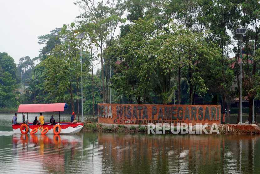 (ILUSTRASI) Objek wisata Situ Lebak Wangi di Desa Wisata Pamegarsari, Kabupaten Bogor, Jawa Barat.