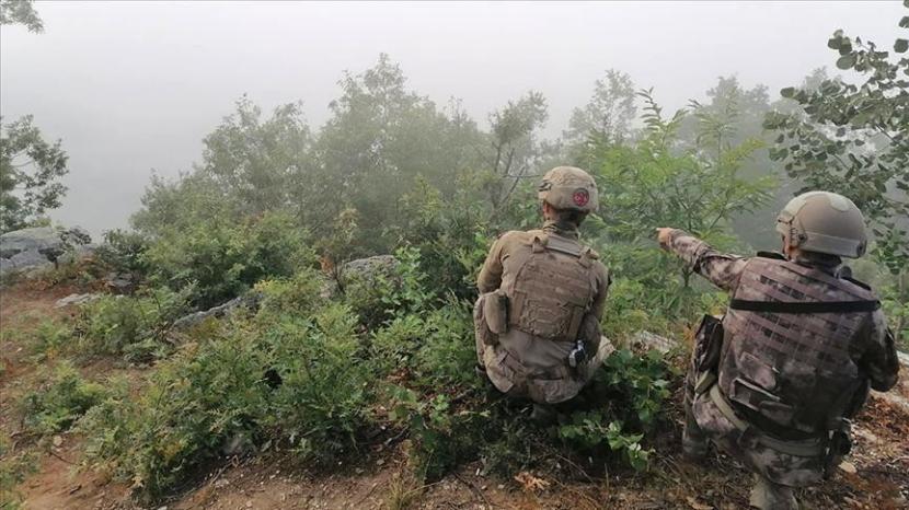 Setidaknya 1.448 personel keamanan akan dilibatkan dalam Operasi Yildirim-5 di Gunung Amanos, Provinsi Hatay - Anadolu Agency