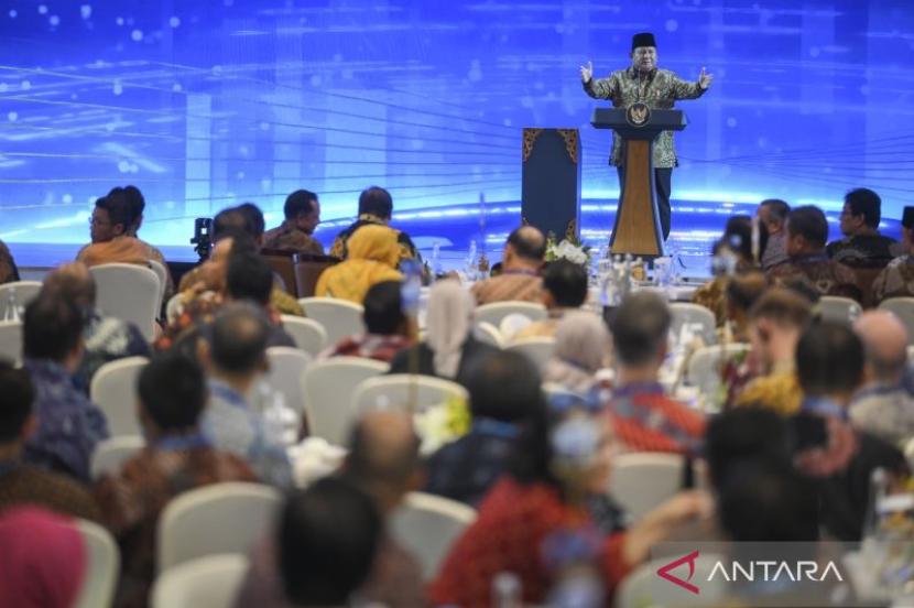 Prabowo sebut MBG dinikmati 44 juta orang, dan produksi 2 miliar porsi.