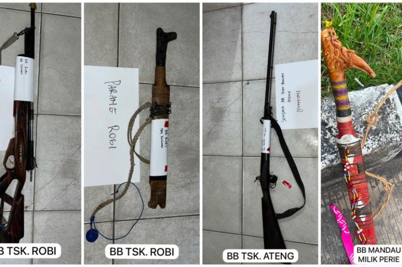 Polri Tangkap 9 Tersangka Pembunuh 3 Anggota Satnarkoba Katingan