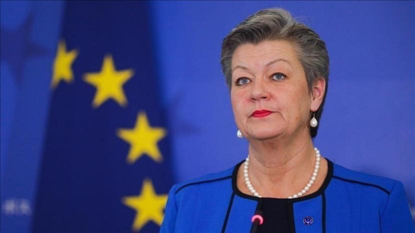 Komisaris Uni Eropa Ylva Johansson prihatin atas tindakan terhadap para pencari suaka.