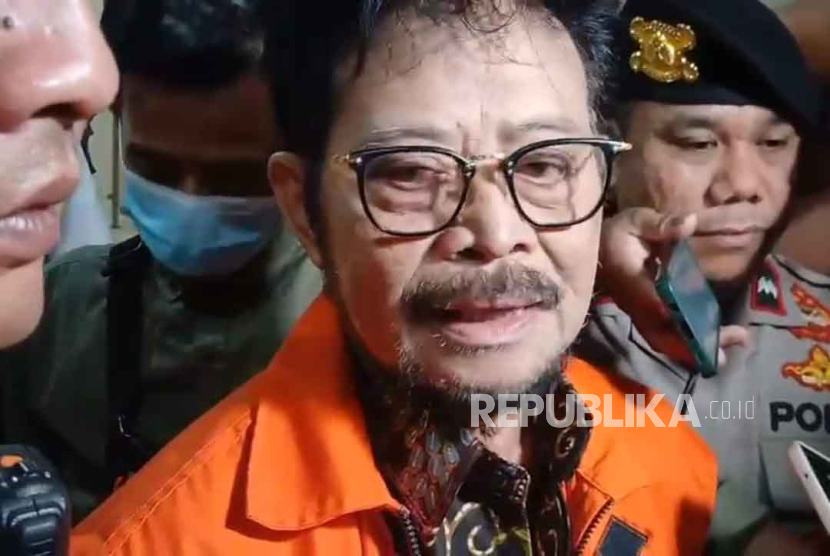 Mantan Menteri Pertanian (Mentan) Syahrul Yasin Limpo (SYL) telah selesai menjalani pemeriksaan sebagai saksi kasus pemerasan dengan tersangka Ketua Komisi Pemberantasan Korupsi (KPK) nonaktif Firli Bahuri, di Bareskrim Polri,  Jakarta Selatan, Rabu (29/11/2023). 