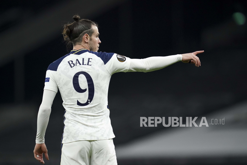 Gelandang Tottenham Hotspur pinjaman dari Real Madrid, Gareth Bale.
