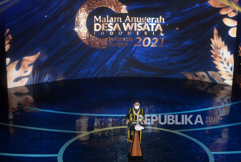 Anugerah Desa Wisata Indonesia (ADWI) 2021. Desa Apar, Pariaman, Sumatra Barat jadi juara tiga Desa Digital ADWI 2021.