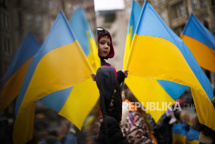 Bendera Ukraina.