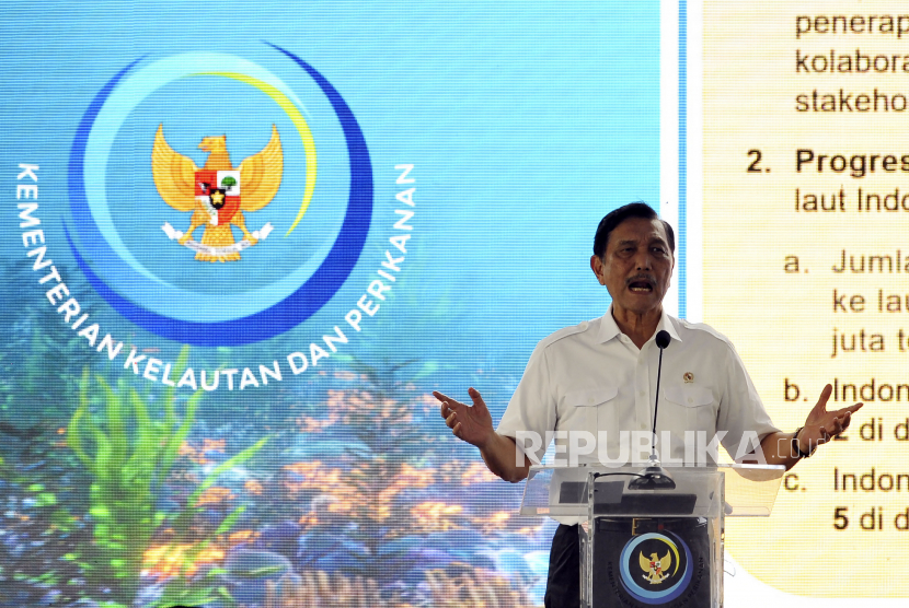 Menteri Koordinator Bidang Kemaritiman dan Investasi Luhut Binsar Pandjaitan.