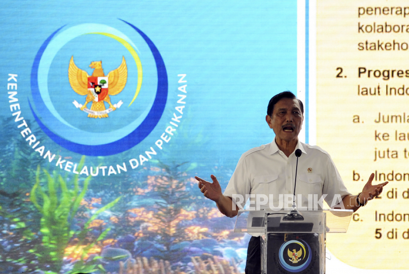 Menteri Koordinator Bidang Kemaritiman dan Investasi Luhut Binsar Pandjaitan 