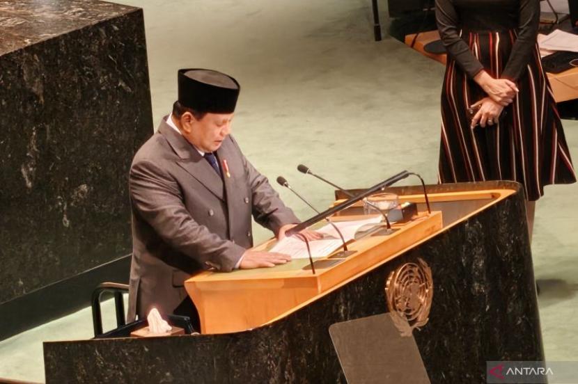 Prabowo di KTT Solusi Dua Negara: Kita harus akui Palestina sekarang.