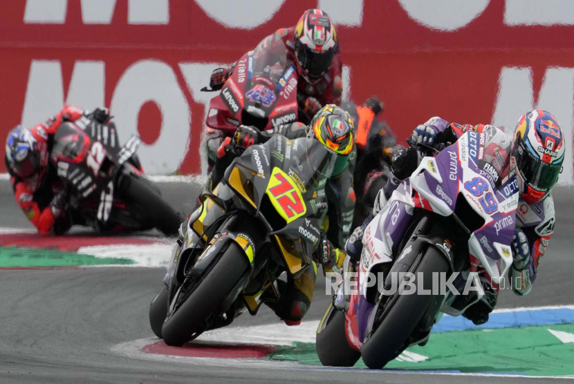 Balapan MotoGP (ilustrasi). MotoGP memperkenalkan format sprint race pada musim depan.
