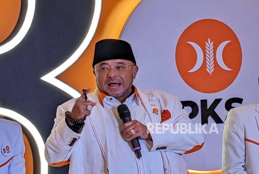 Sekretaris Jenderal Partai Keadilan Sejahtera (PKS), Habib Aboe Bakar Alhabsyi di Hotel Sultan, Jakarta, Jumat (24/2/2023).