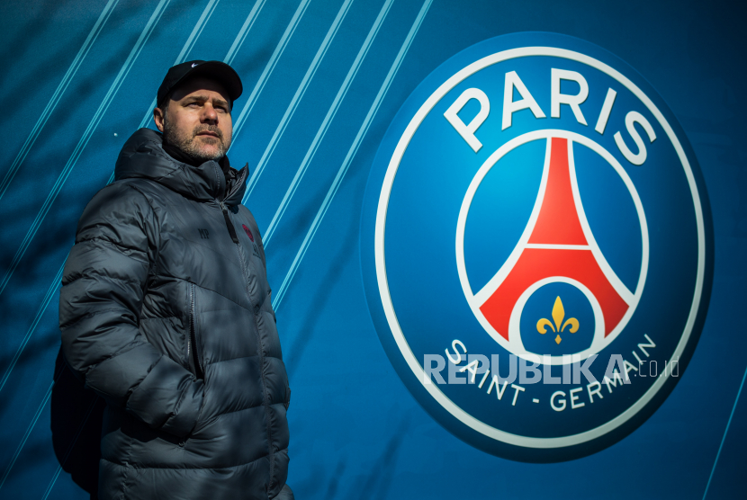  Pelatih kepala Paris Saint Germain Mauricio Pochettino. Kontrak Pochettino di PSG tidak akan diperpanjang