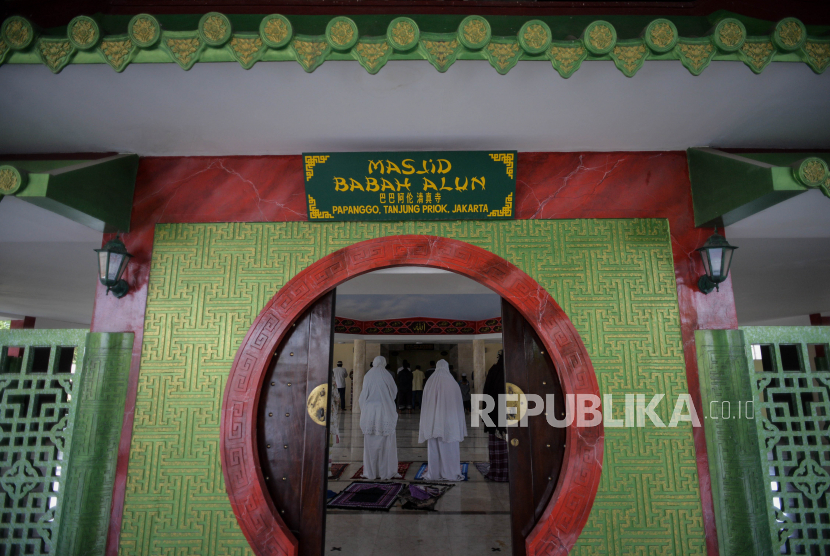 Polres Jakarta Pusat sosialisasikan sholat Idul Adha di rumah. Ilustrasi masjid di Jakarta Pusat