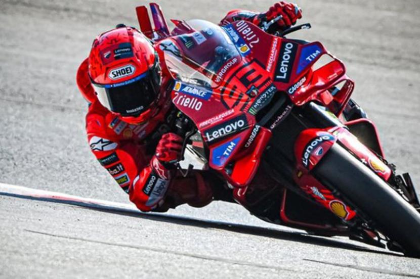 Marquez tercepat pada sesi practice MotoGP Austria 2025.