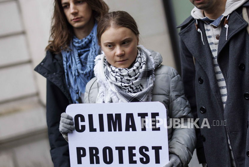 Aktivis iklim muda, Greta Thunberg.