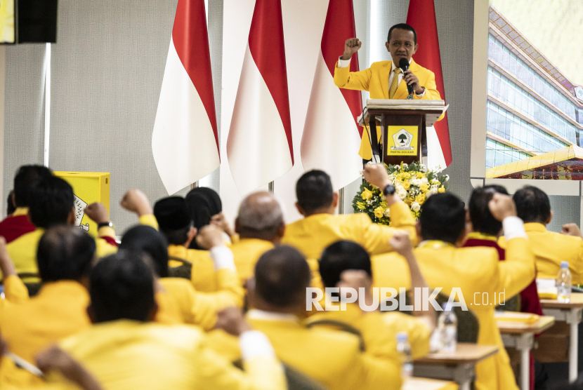 Bahlil Lahadalia Buka Rakernas Partai Golkar 2025