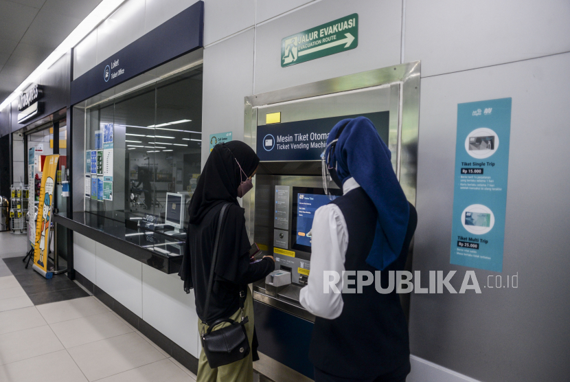 Stasiun MRT Bundaran HI, Jakarta (ilustrasi). MRT Jakarta sempat mengalami gangguan operasional pada Jumat (10/9) siang.