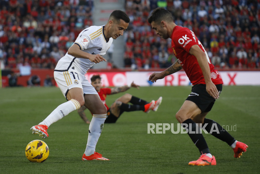 Laga Real Madrid vs Mallorca (ilustrasi). Madrid akan menghadapi Mallorca pada semifinal Piala Super Spanyol di Jeddah, Arab Saudi, Jumat (10/1/2025) dini hari WIB.