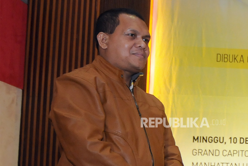 Wakil Ketua Komisi IX DPR dari Fraksi Partai Golkar, Melki Laka Lena menghadiri Sarasehan Nasional GMPG di Hotel Manhattan, Kuningan, Jakarta, Ahad (10/12).