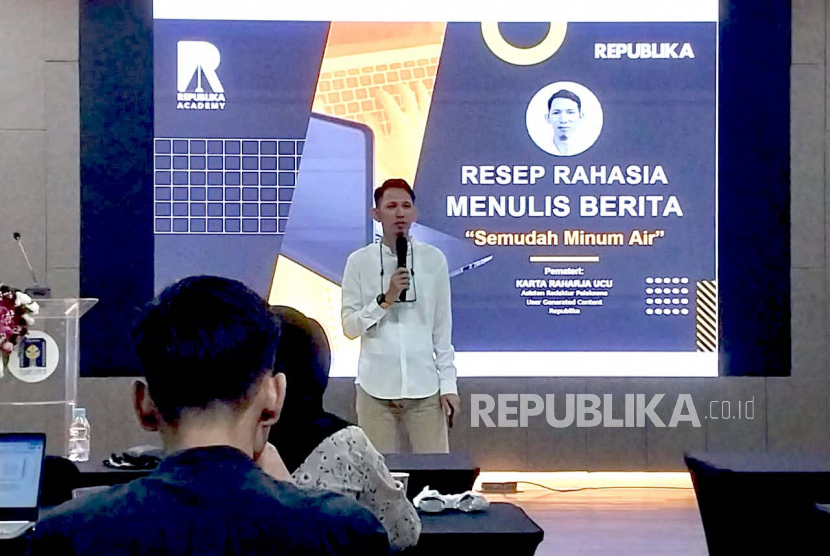 Republika Academy bersama Universitas Islam Indonesia (UII) menggelar workshop jurnalistik dengan tema 