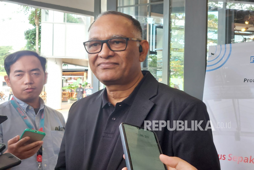 Anggota Komite Eksekutif (Exco) PSSI Hasani Abdulgani dalam acara 