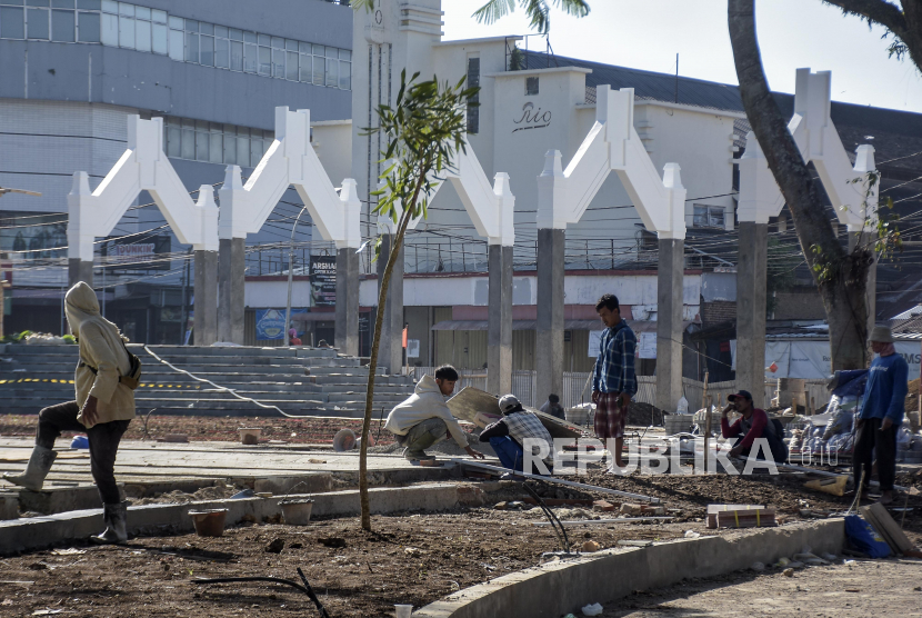 Melihat Progres Revitalisasi Alun Alun Cimahi Republika Online